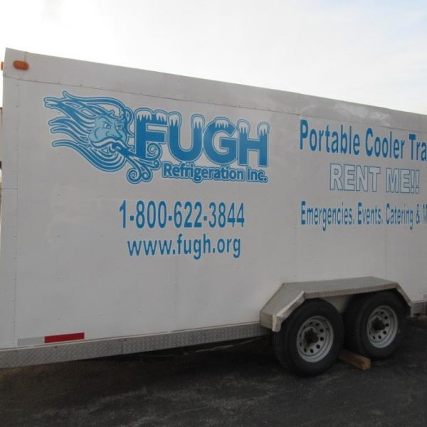 Mobile Refrigeration with Fugh Refrigeration's walk in portable cooler trailer