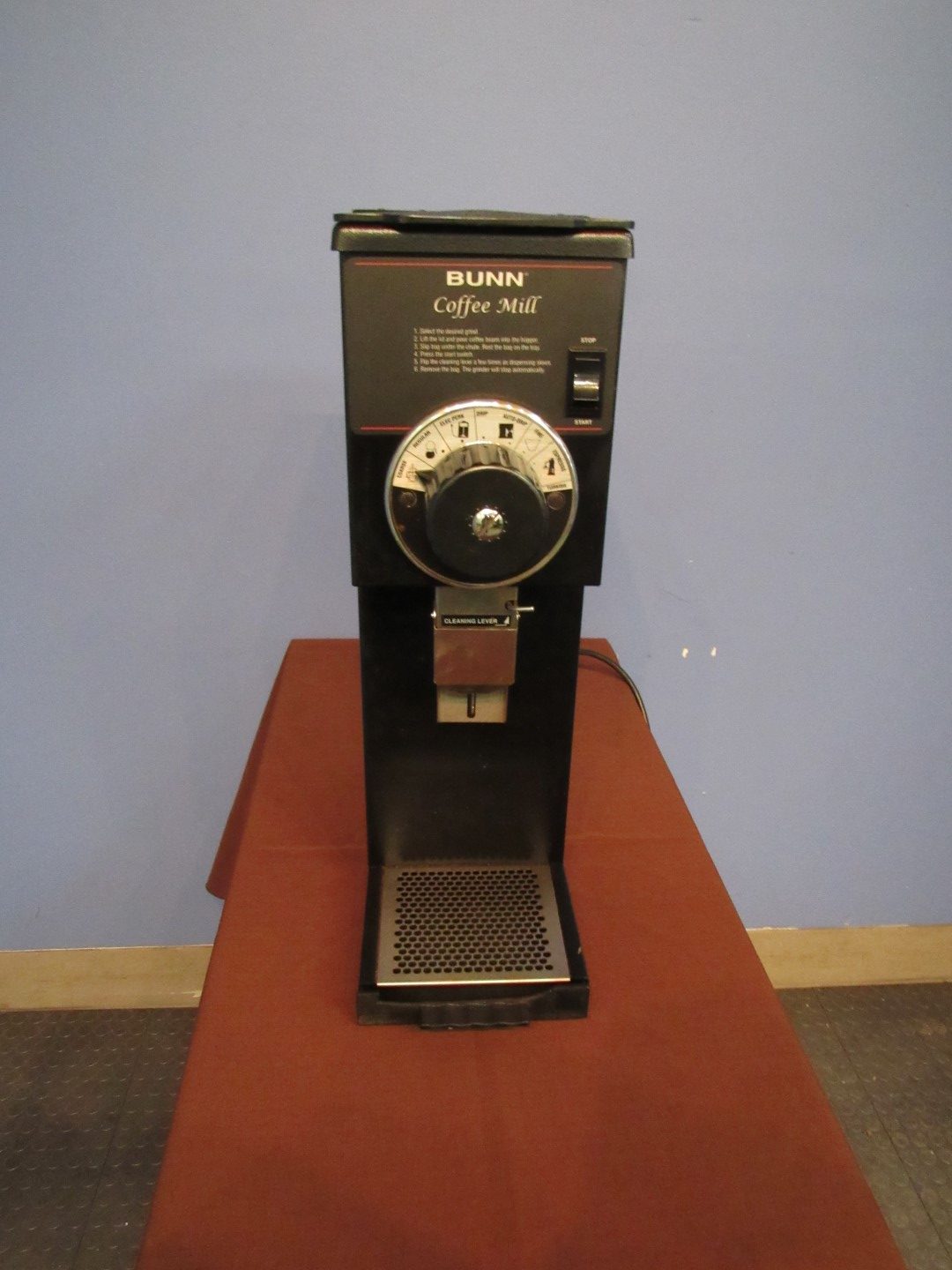 bunn g1 hd coffee grinder s#g100027374 (2)