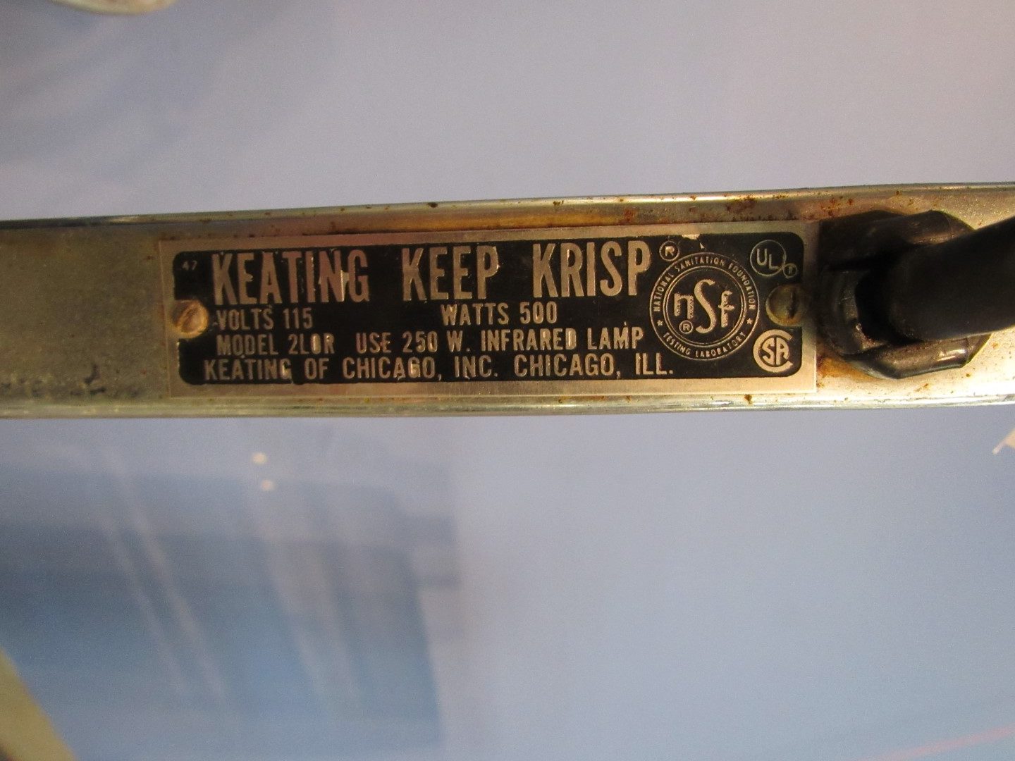 Keating 2L0R Heat Lamp (5)
