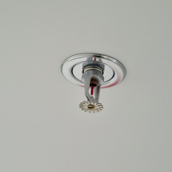 water sprinkler in walk in cooler